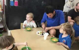 Dads and children at our Father’s Day Breakfast Dads and children at our Father's Day Breakfast
